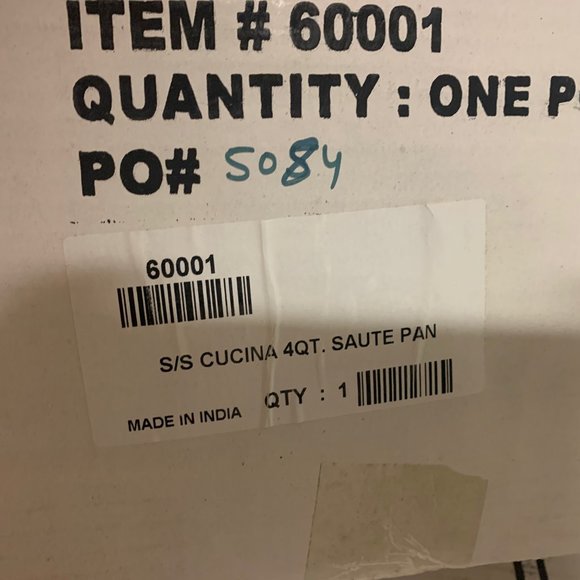 Bon Chef 4qt Stainless Steel Saute Pan - Picture 2 of 5